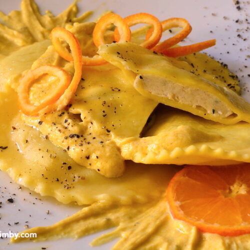 Ravioli al salmone affumicato Bimby