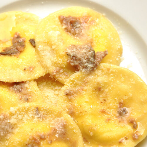 Ravioli con burrata e acciughe Bimby