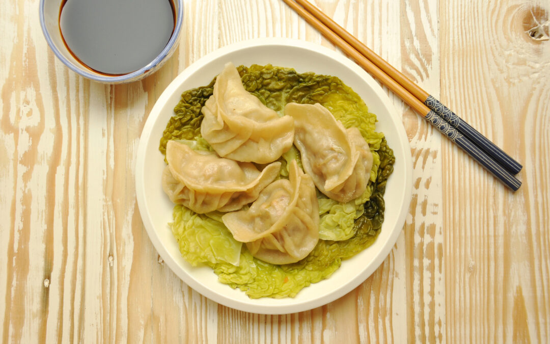 Ravioli di carne al vapore cinesi