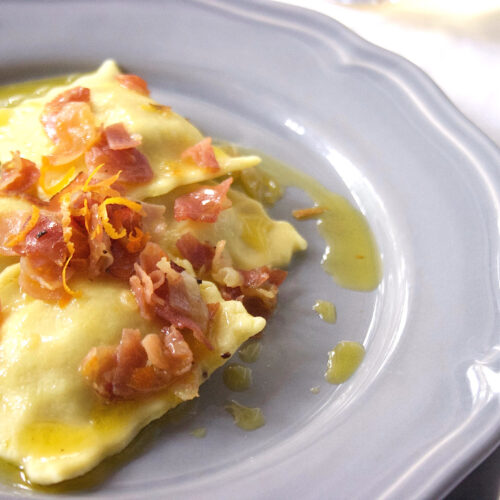 Ravioli radicchio e noci Bimby