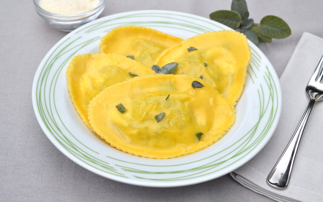 Ravioli ricotta e spinaci
