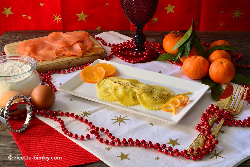 Ravioli salmone affumicato Bimby