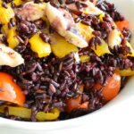 Riso venere con pollo e verdure Bimby