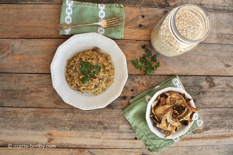 Risotto ai funghi secchi Bimby