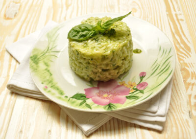 Risotto al pesto