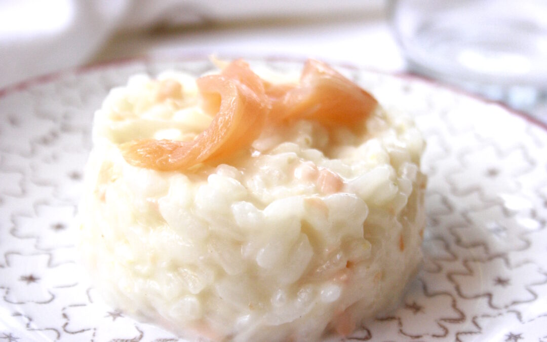 Risotto al salmone affumicato