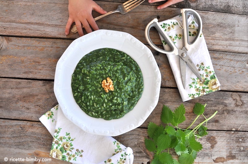 Risotto alle ortiche Bimby