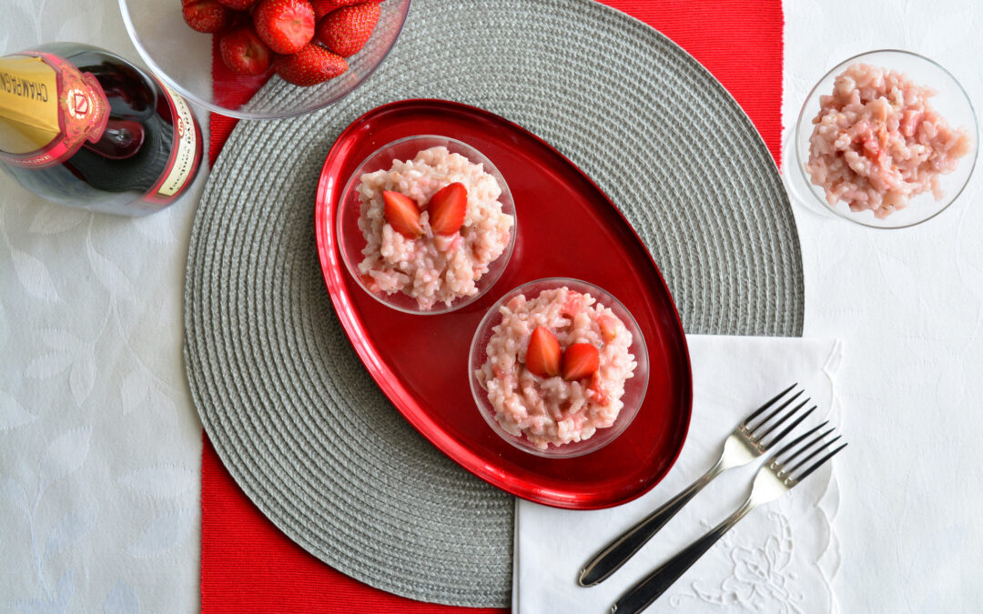 Risotto champagne e fragole