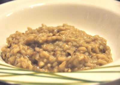 Risotto radicchio e taleggio