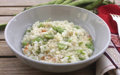 Risotto con le fave
