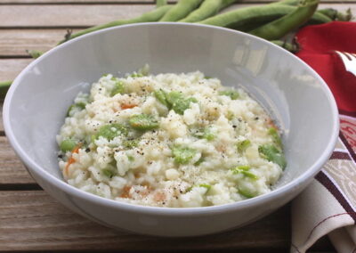 Risotto con le fave