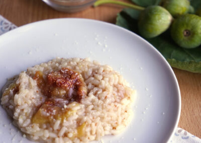Risotto fichi e pecorino