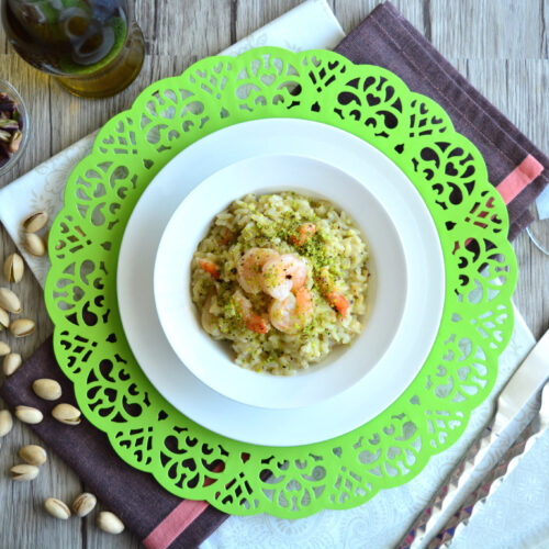 Risotto pistacchi e gamberetti Bimby