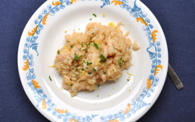 Risotto limone e gamberi