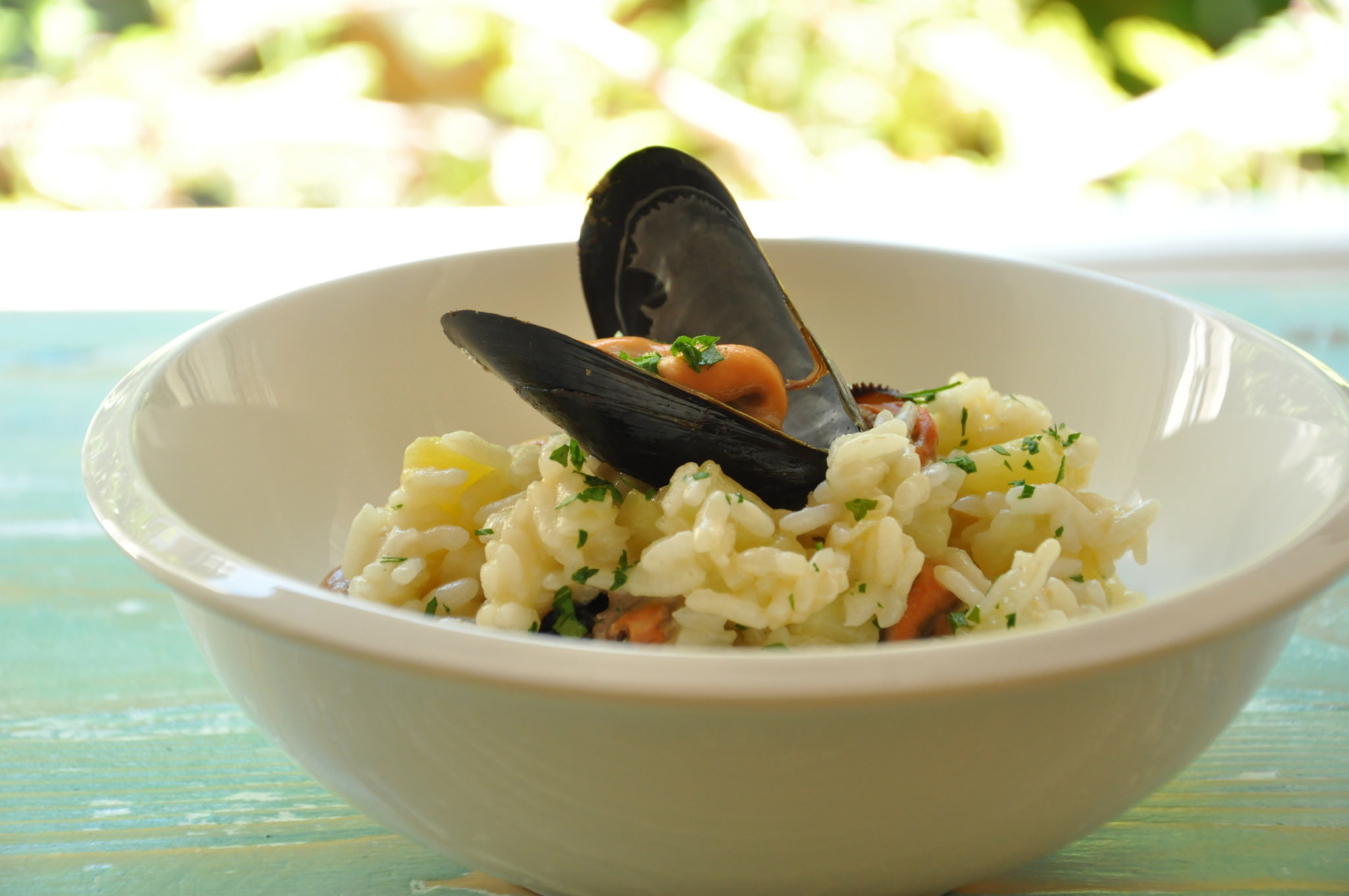 Riso patate e cozze Bimby. Ricetta di Flavia