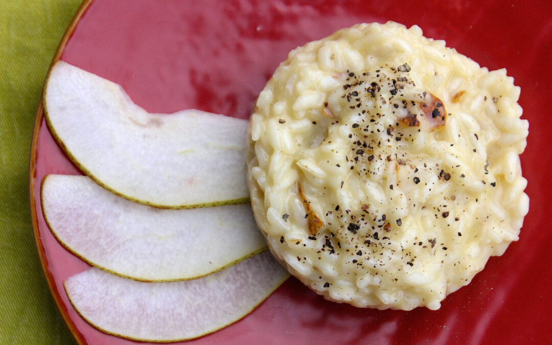 Risotto pere e taleggio