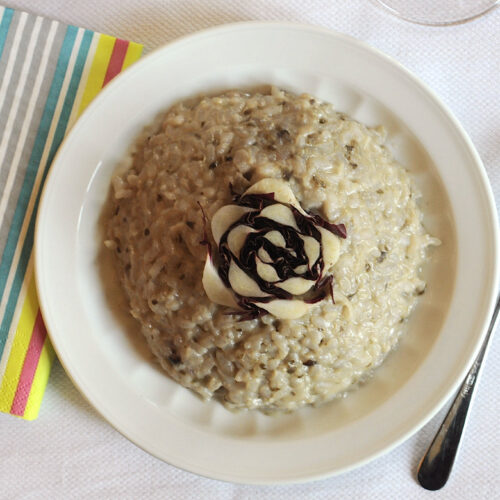 Risotto radicchio e gorgonzola Bimby