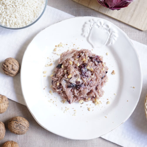 Risotto radicchio e noci Bimby