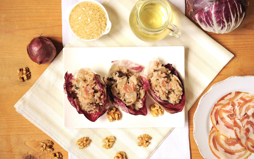 Risotto radicchio e pancetta
