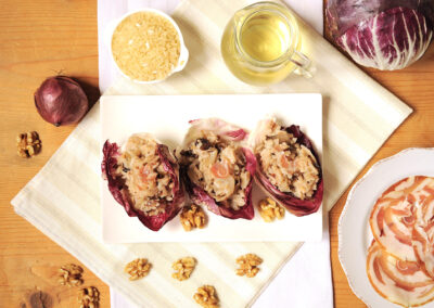 Risotto radicchio e pancetta