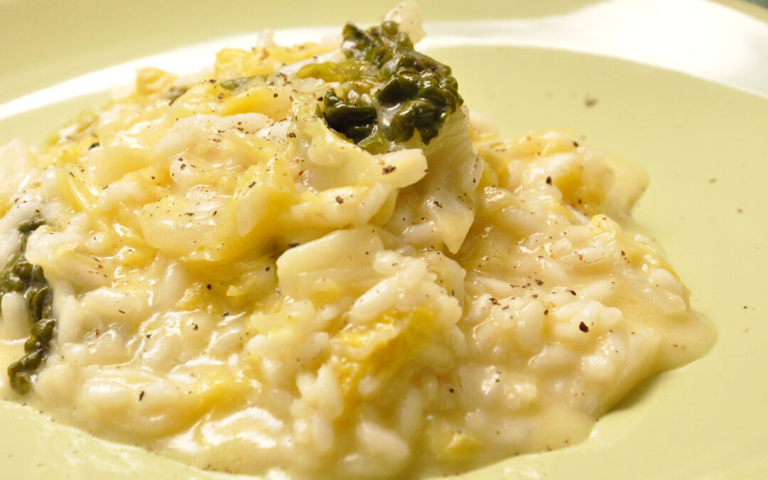 Risotto verza e formaggio