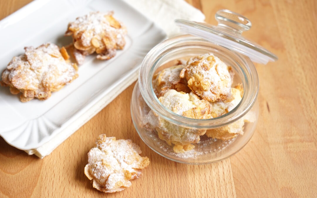 Rose del deserto Bimby: biscotti con corn flakes