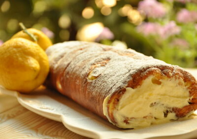 Rotolo con crema al limone