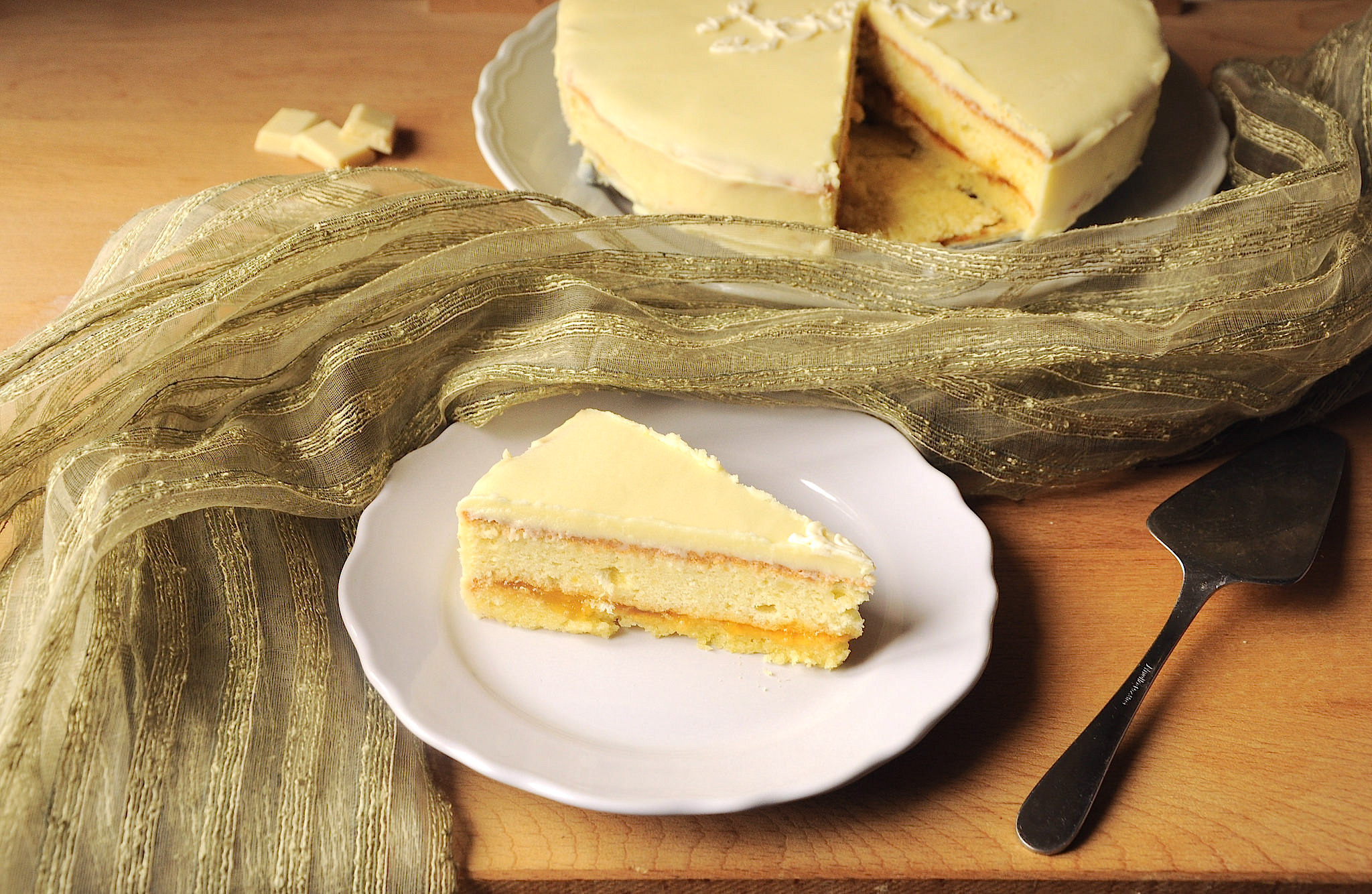 Sacher al cioccolato bianco Bimby