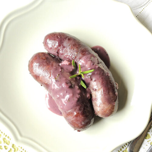 Salsicce al vino Bimby