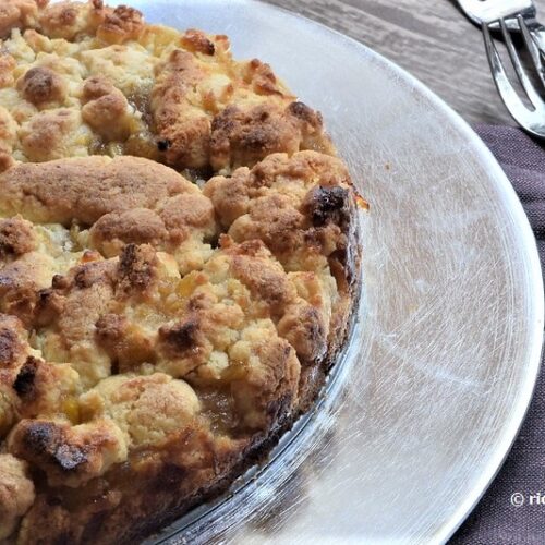 Sbriciolata di mele Bimby