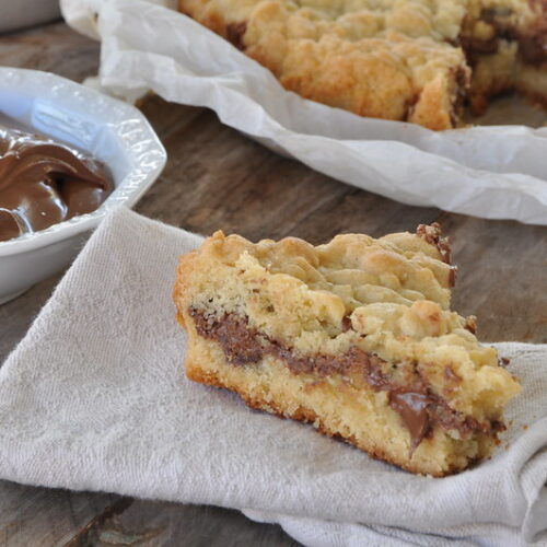 Sbriciolata Nutella Bimby (o sbrisolona)