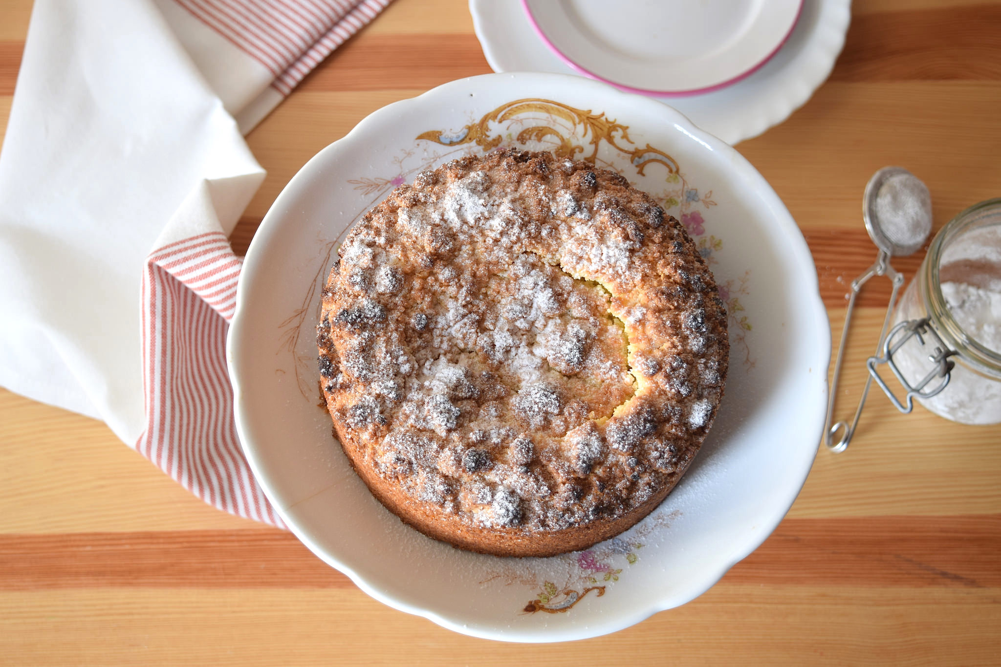 Sbriciolata nutella e ricotta Bimby