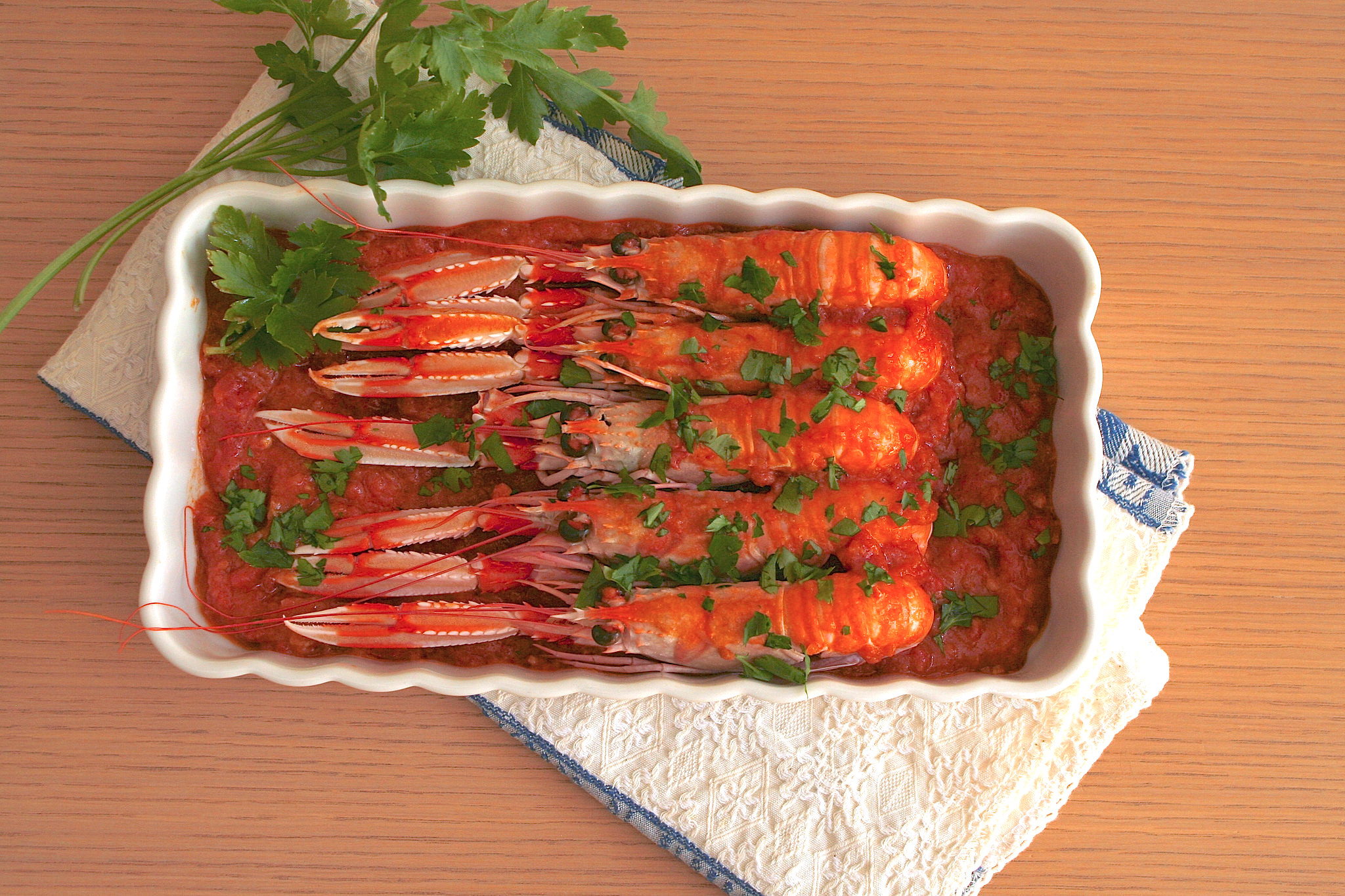 Scampi alla busara Bimby