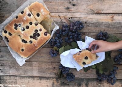 Schiacciata all’uva Bimby (ciaccia)