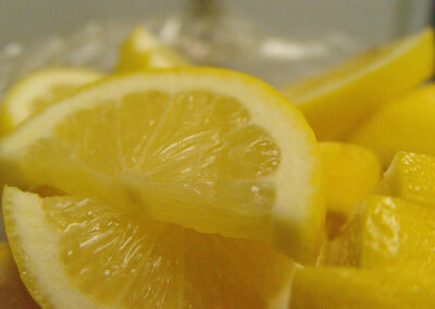 Scorze di limone candite