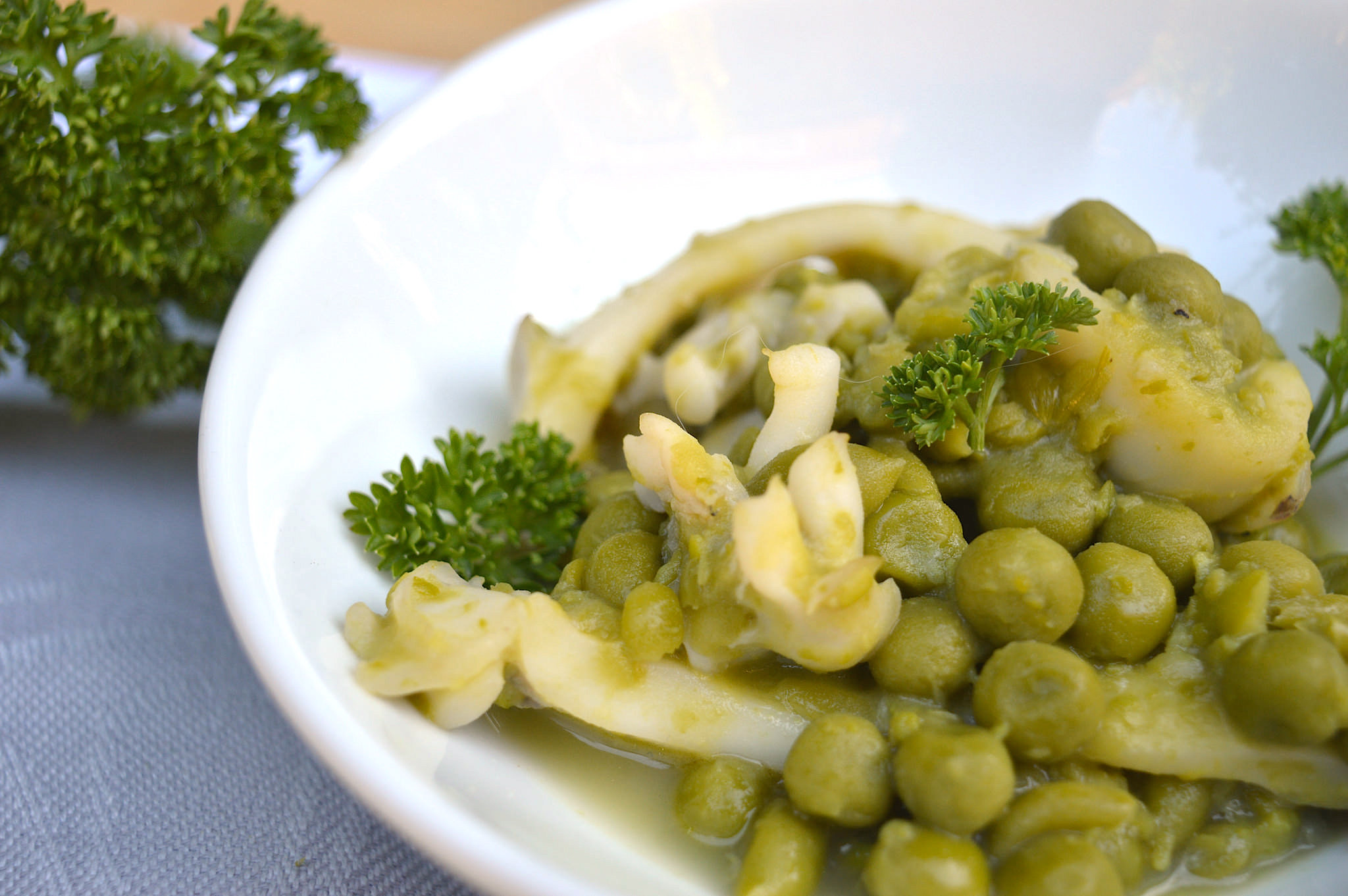 Seppie con piselli Bimby