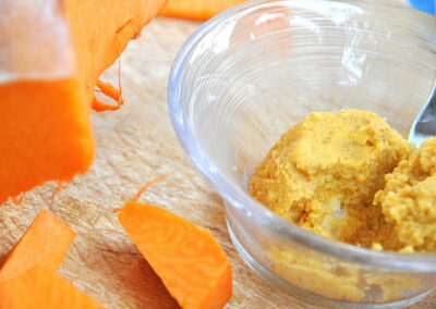 Sformatini di zucca e provolone dolce