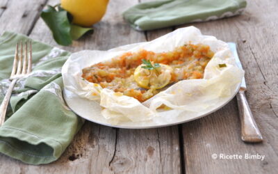 Sogliola Bimby con verdure al vapore