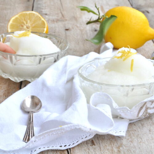 Sorbetto al limone Bimby