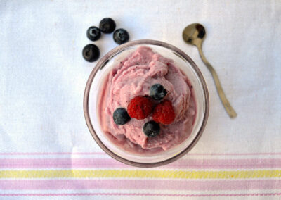Sorbetto ai frutti di bosco