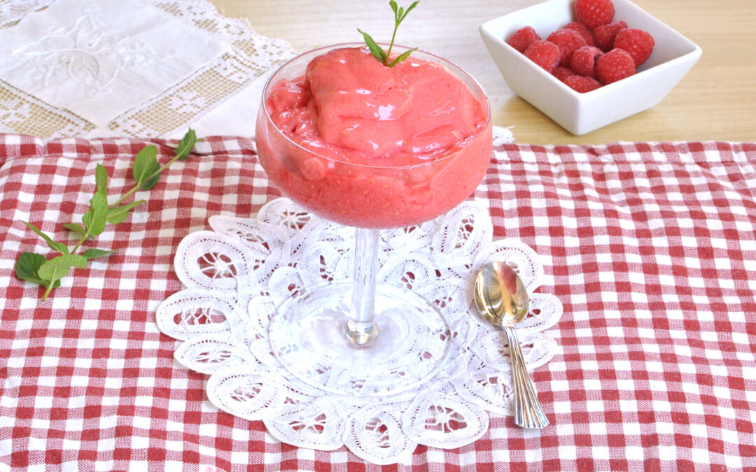 Sorbetto di lamponi