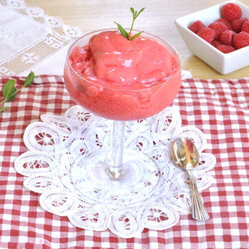 Sorbetto lamponi Bimby