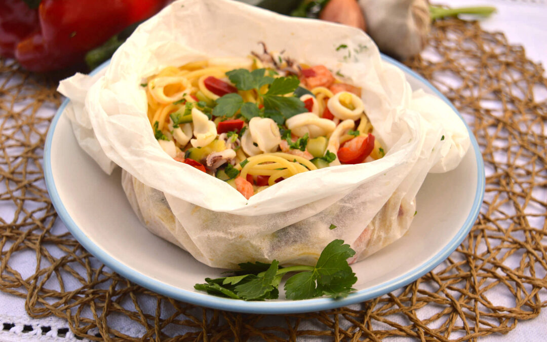 Spaghetti al cartoccio