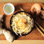 Spaghetti di soia con gamberi e verdure Bimby