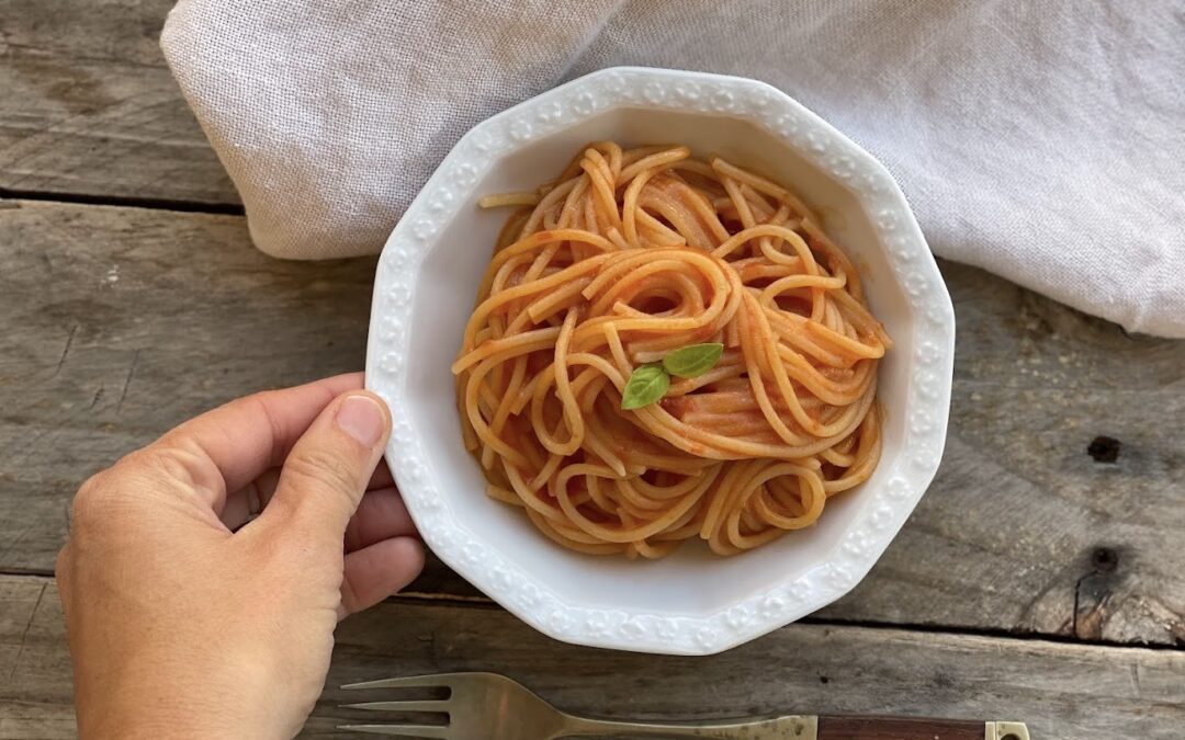 Spaghetti risottati al pomodoro per 2 con il Bimby