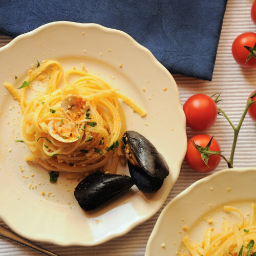 Spaghetti vongole e cozze Bimby
