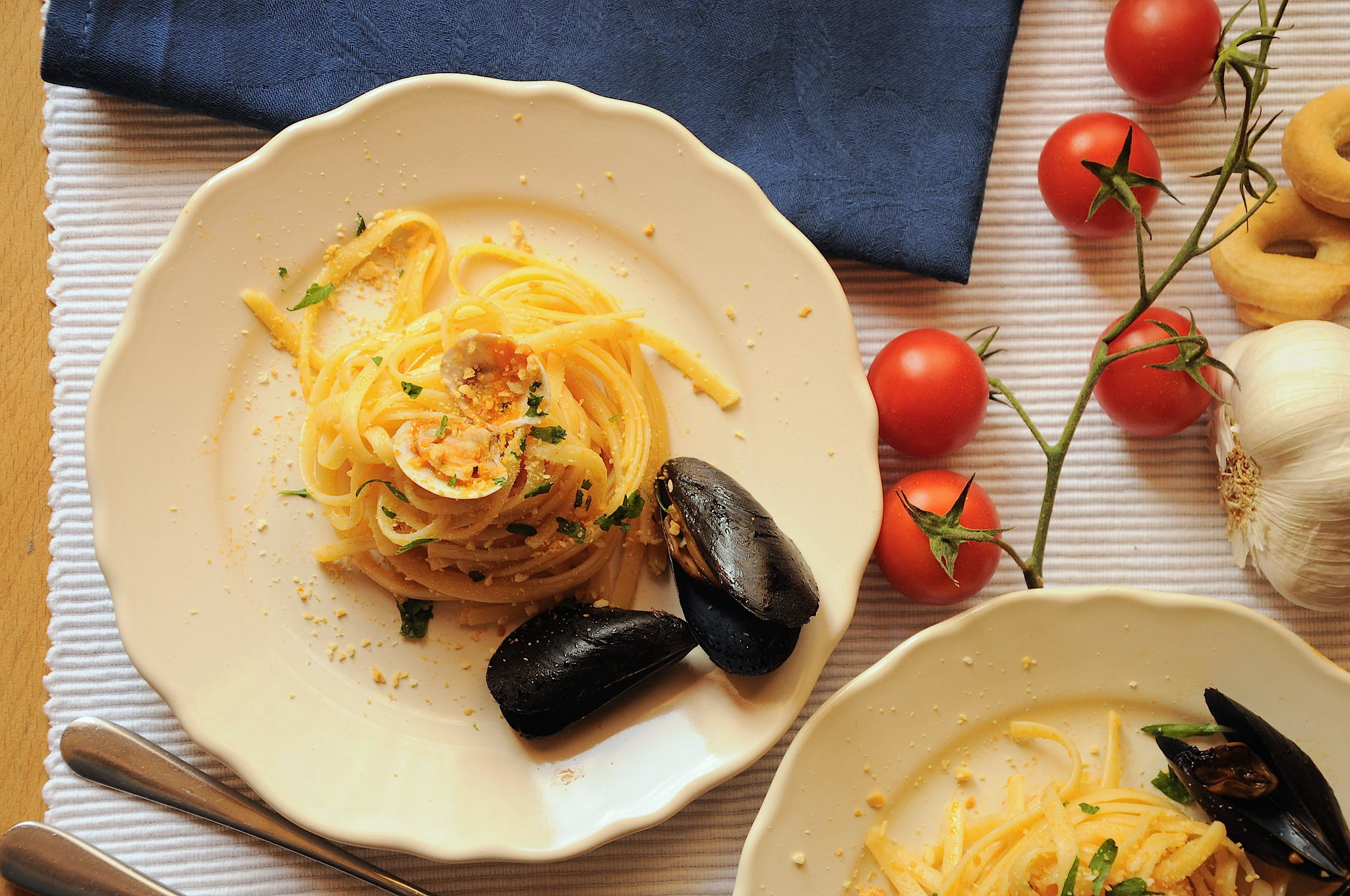 Spaghetti vongole e cozze Bimby