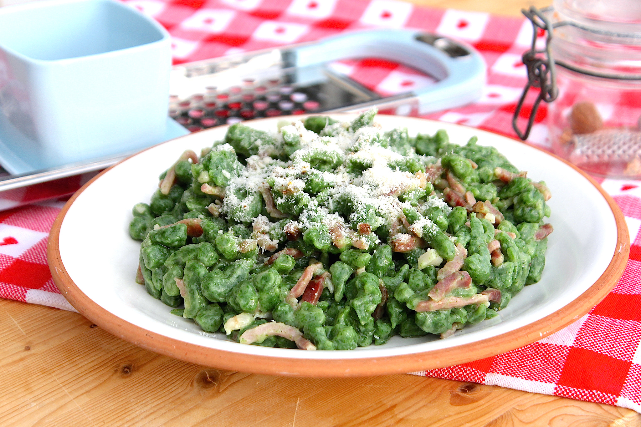 Spatzle agli spinaci Bimby