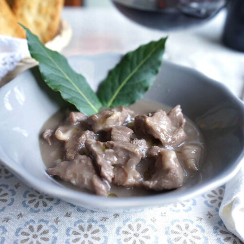 Spezzatino brasato al vino rosso Bimby