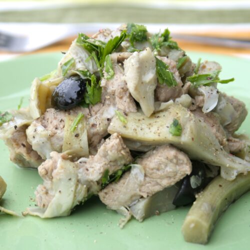 Spezzatino con carciofi Bimby